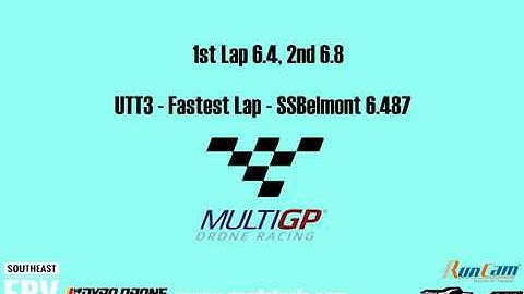 MultiGP UTT3 Fastest Lap 6.48