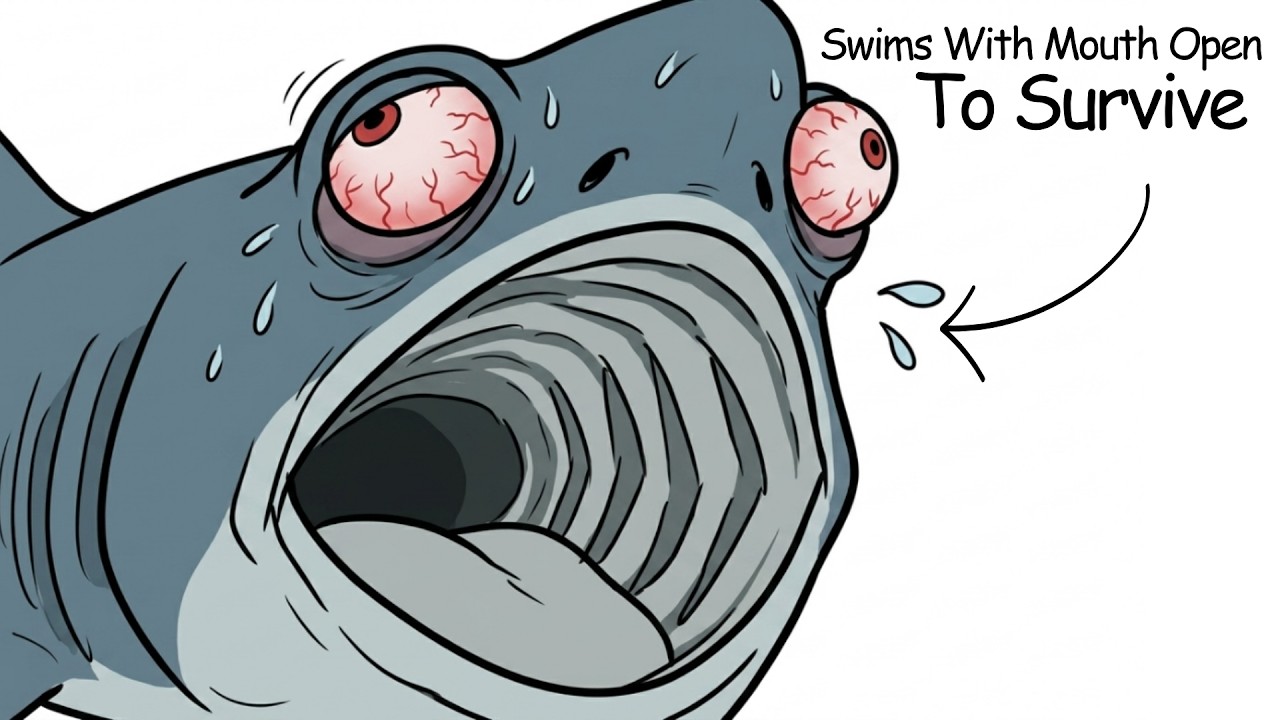 Why It Sucks To Be Born As a Basking Shark