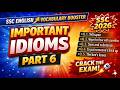 Most Important idioms for SSC 2026 aspirants Part 6 #idioms #ssc2026