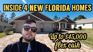 Inside 4 Florida Homes For Sale With Up To $45,000 Flex Cash! Get Out of Orlando and Into Dunnellon!
