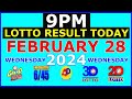 9pm lotto result today february 28 2024 wednesday