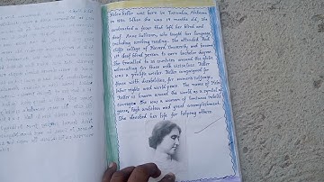 10th class English FA_1  project work Sudha chandran,Nick Vujicic ,Helen Keller, Stephen Hawking