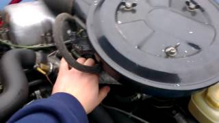 Холодный запуск АЗЛК Москвич 21406 1984 г в видео Moskvitch 412 Cold Start (-9°C) (Холодный запуск Москвича ИЖ-412)