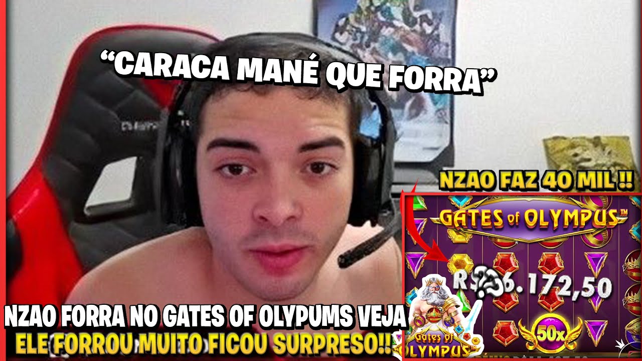 NZAO FICA SURPRESO DA FORRADA QUE ELE FEZ!! GATES OF OLYPUMS !!