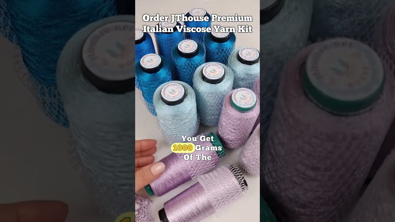 Premium Italian Viscose Yarn Kit by JThouse