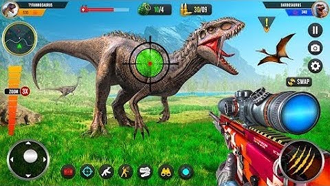 Dino Hunter Zoo Dinosaur Game Jungle Hunting Game – Android Gameplay