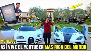 ASÍ VIVE EL YOUTUBER MÁS MILLONARIO DEL MUNDO, MO VLOGS ES DE DUBAI, MIRA COLECCIÓN DE AUTOS LUJOS