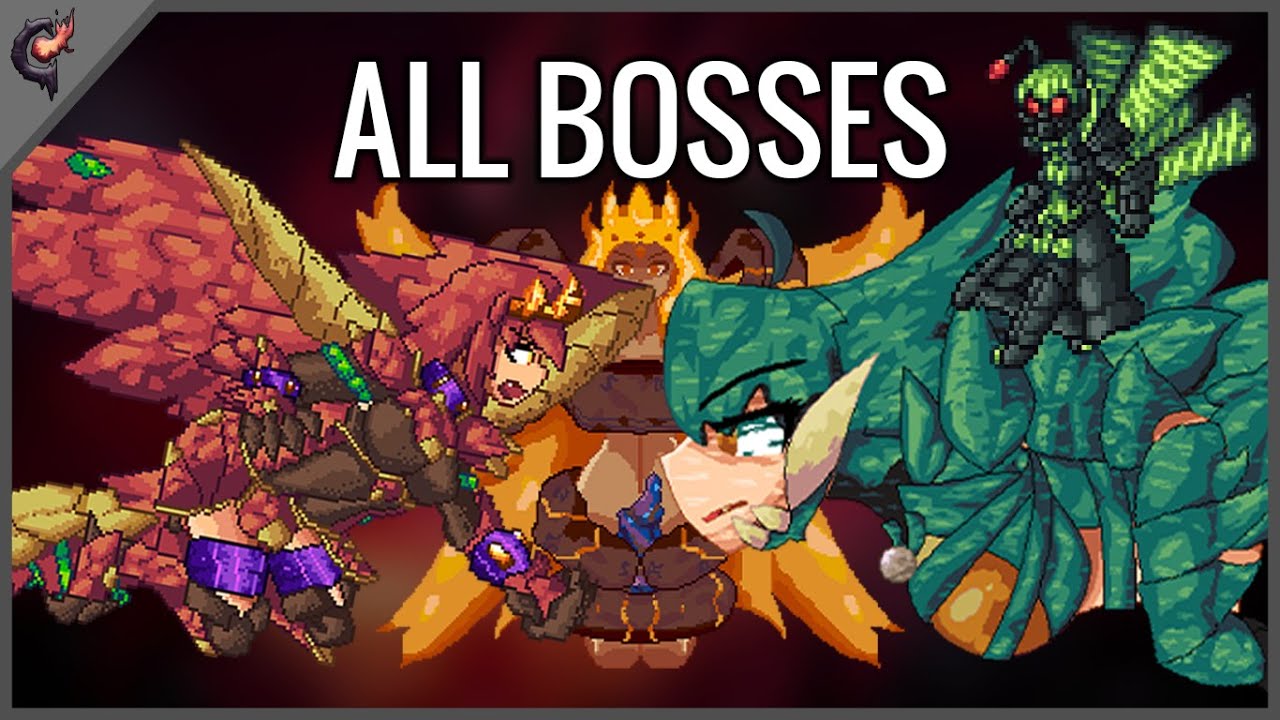 Calamity Waifu Mod - All Bosses 