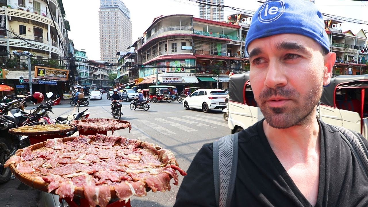 Yeni Ülke KAMBOÇYA Orussey Hayvan Pazarına Girdim Sokaklar Yemekler 🇰🇭