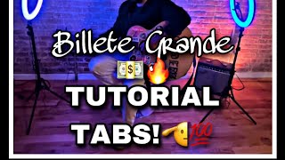 Fuerza Regida x Edgarno Núñez - Billete Grande | Tutorial | TABS | BAJOLOCHE