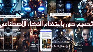 شرح طريقة تصميم صور الذكاء الاصطناعي مجانا  | من خلال الهاتف فقط 🔥 screenshot 4