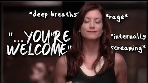 Addison Montgomery being an icon for nearly 11 min...