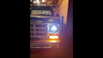 LED headlights and side markers along with LED switchback turn signals on the 77!