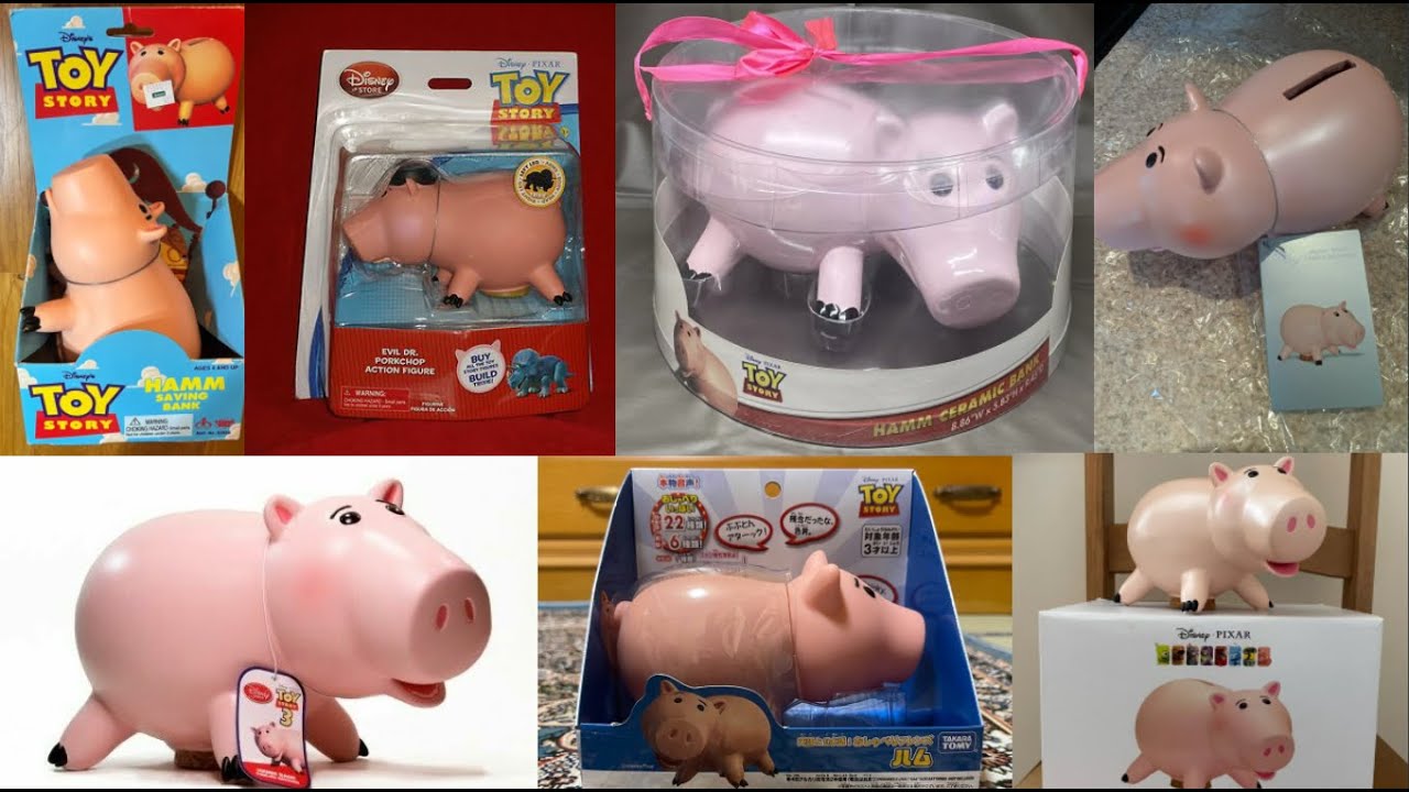 All Toy Story Hamm Figures (In Movie Size) - YouTube