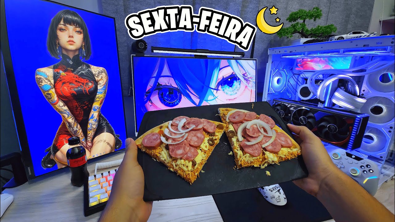 Sexta à Noite de um Gamer que Trabalha (morando ‘sozinho’) 😂🎮