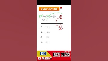 FREE ECET2026 Maths Classes 🚀 | Score High with Smart Tricks | Q-55 Fully Explained,#freeecet