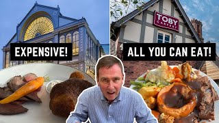 Reviewing an ALL YOU CAN EAT VS EXPENSIVE SUNDAY ROAST!