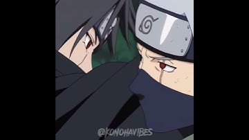 old friends #kakashi #itachi #naruto #nar#anime