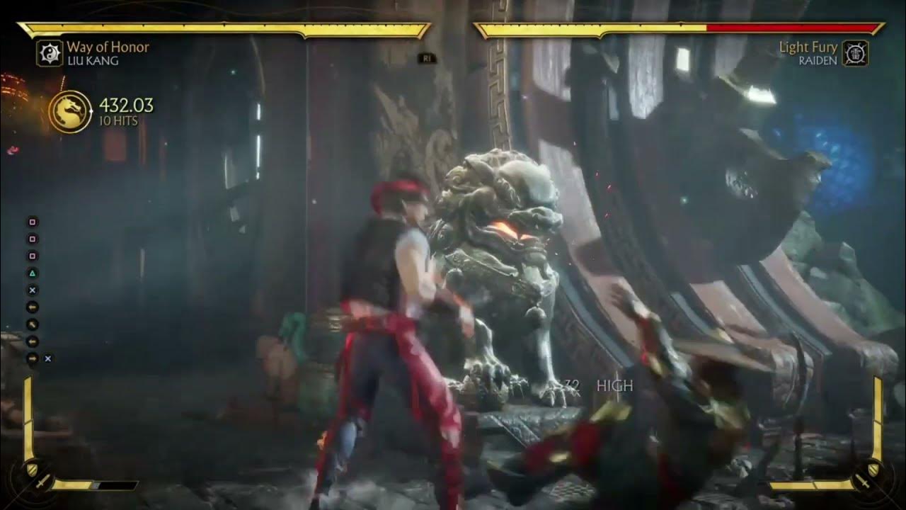 mortal kombat 11 Liu Kang Low Fireball Corner combos Ninjakilla YouTube
