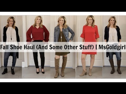 Fall Shoe Haul (And Some Other Stuff!) | MsGoldgirl