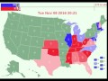 2016 Presidential Election Day Timeline