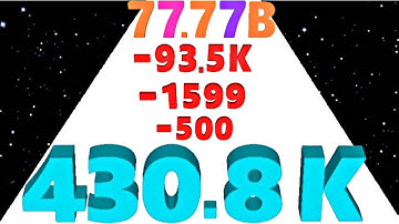 NUMBER MASTER: Number Run & Merge Shooting - Gameplay Walkthrough Android iOS (Math Games)