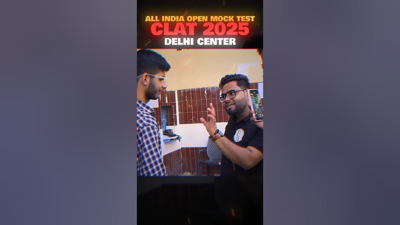 CLAT 2025 #AIOM Delhi Centre #Shorts #PW YouTube CLAT 2025 #AIOM Delhi Centre #Shorts #PW YouTube