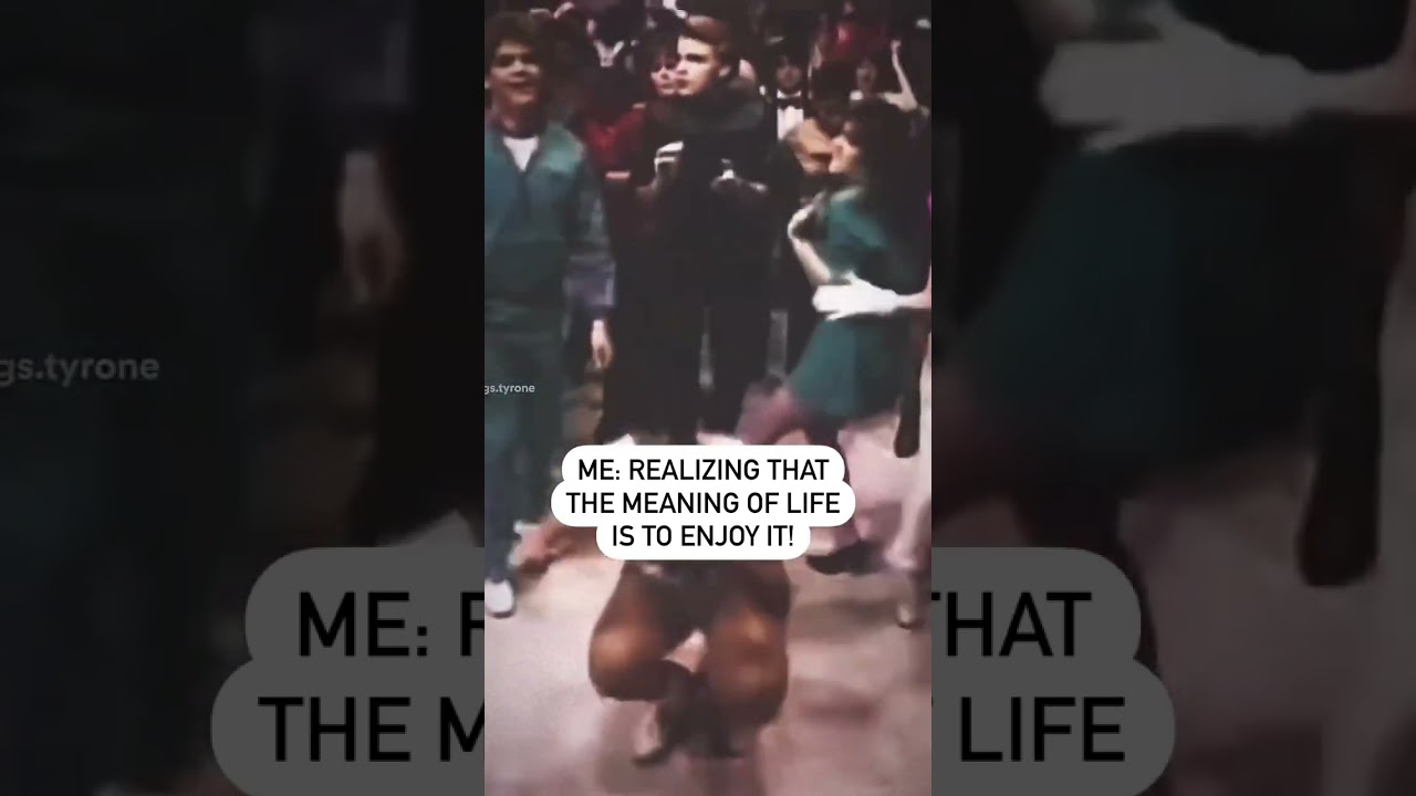 The meaning of life is to ENJOY IT...