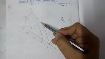 Chapter 11 Exercise 11.1 (Q5) Constructions of Maths class 10 NCERT