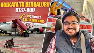 INDIA's BEST Airline? | Flying SpiceJet B737-800 | Kolkata - Bengaluru TRIP REPORT
