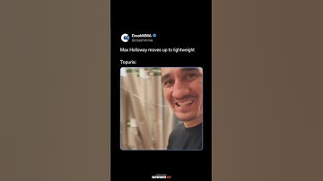 Ilia Topuria following Max Holloway up to Lightweight 😭