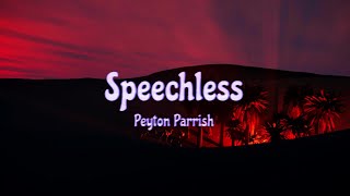 Miniatura del video "Speechless - Naomi Scott (from Aladdin) _ Peyton Parrish Cover (Lyrics)"