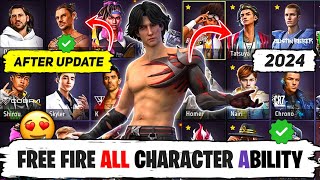 FREE FIRE ALL CHARACTER ABILITY || ALL CHARACTERS ABILITY IN FREE FIRE | FF ALL CHARACTERS ABILITIES screenshot 5