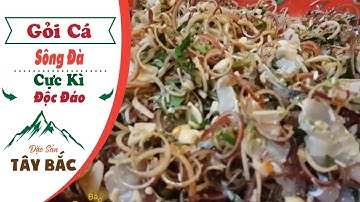 Sảng Khoái Tinh Thần Với Món Gỏi Cá Sông Đà Cực Kì Độc Đáo/Đặc Sản Tây Bắc/Du Lịch SayHi