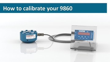 How to calibrate your 9860 High Speed Digital Indicator