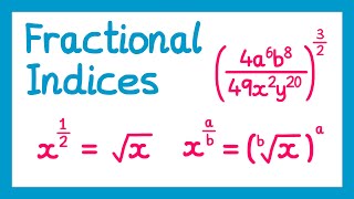 Fractional Indices - GCSE Higher Maths