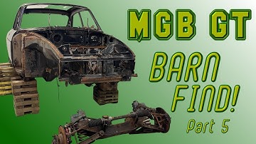 REVIVING THE RUST: MGB GT Shell goes to Cornwall Sandblasting & rear axle refurbishment!