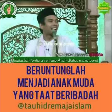Ceramah 1 menit - USTADZ ABDUL SOMAD Lc.MA