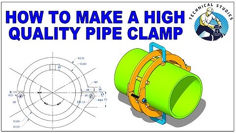 How to make standard, low cost pipe fitting clamp. पाइप फिटिंग का क्लैंप कैसा बनाएंगे