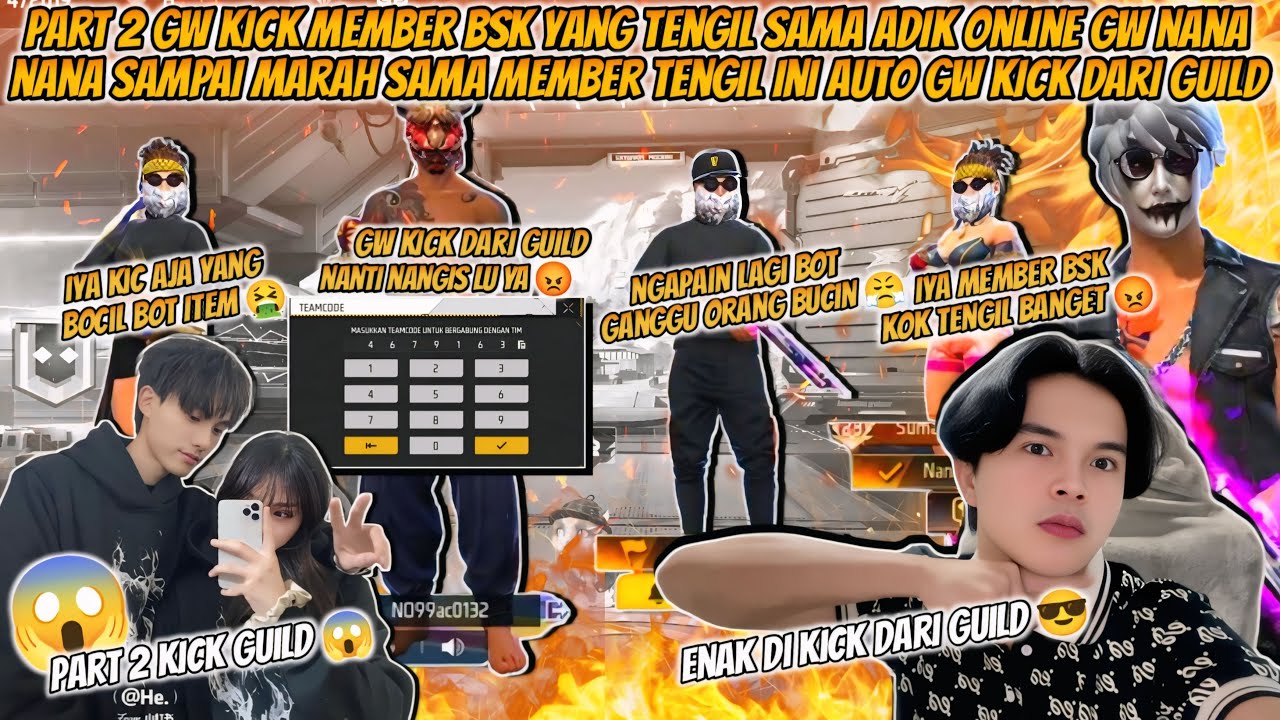 PART 2 GW KICK DUO BUCIN MEMBER BSK YANG TENGIL SAMA NANA MEREKA LANGSUNG KAGET PAS GW GANTI AKUN !!