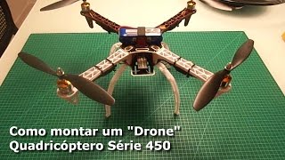 Como construir um Drone e a Lista de Peças/Materias