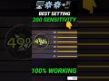 free fire headshot setting 2026 ⚡ best sensitivity settings ⚙️| sensitivity + hud settings free fire