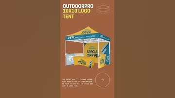Show Off Your Brand with Our Custom Printed pop up tent 10x10