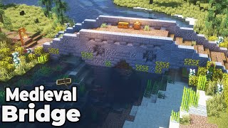 How to build an AWESOME Bridge in Minecraft 1.15 Survival World [SIMPLE Tutorial]