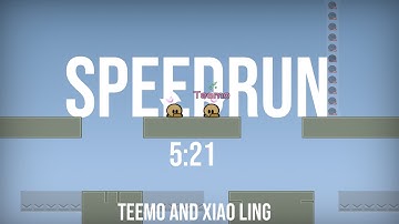 Teeworlds: Speedrun Multeasy map by xiao ling and Teemo 5:21