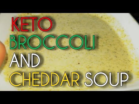 Meatless Keto! Broccoli and Cheddar Soup!!🥦🥦🥦