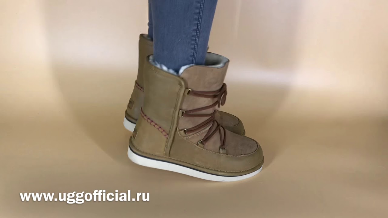 Видеообзор женских угг UGG Lodge Chestnut, видео на ногах!
