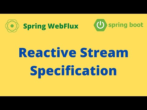 Reactive Stream Specification || Reactive Programming with Spring WebFlux