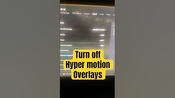 Fc 26 Turn Off HyperMotion Overlay #FC26 #HyperMotionOverlay #GameSettings #FIFA26