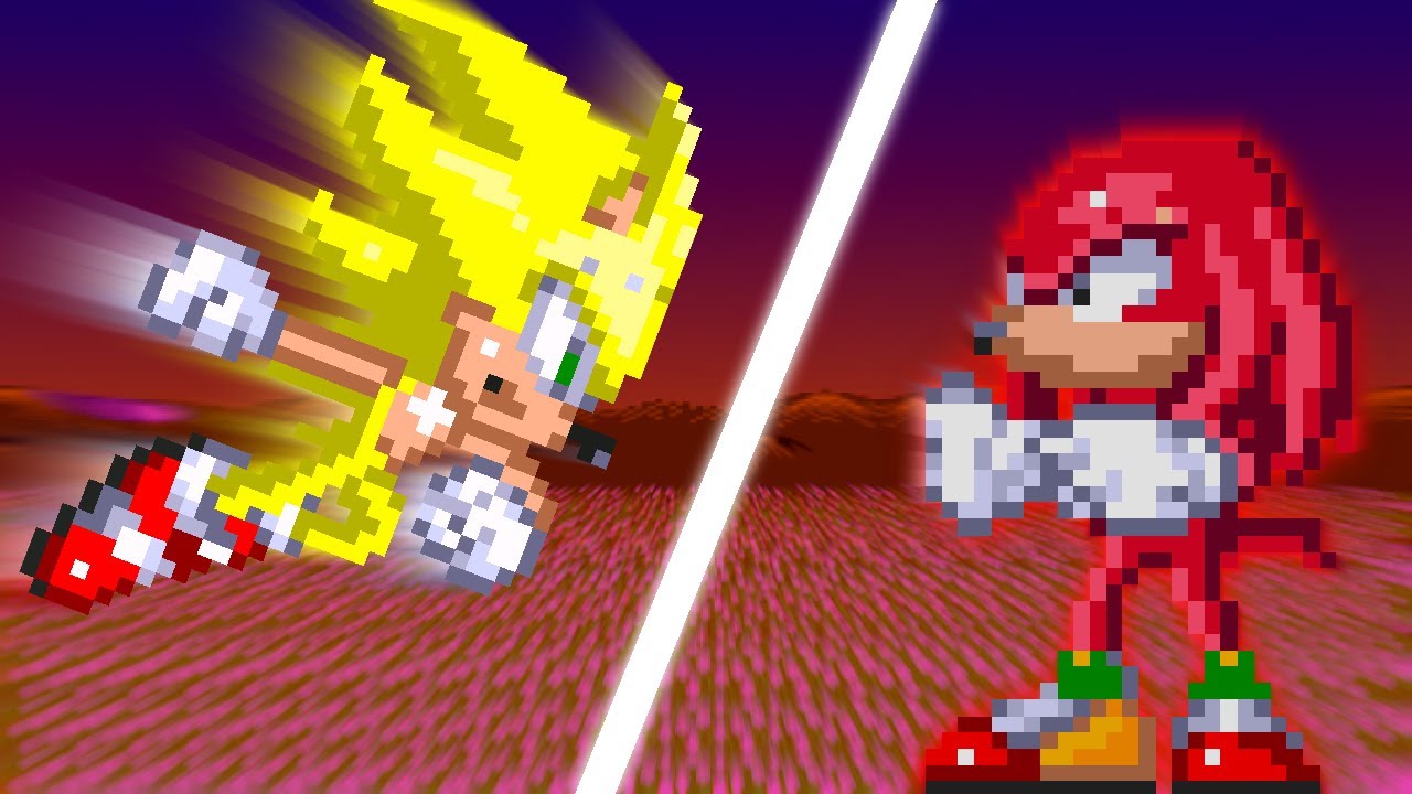 Соник против Наклза: Ловушка (короткая спрайтовая анимация)